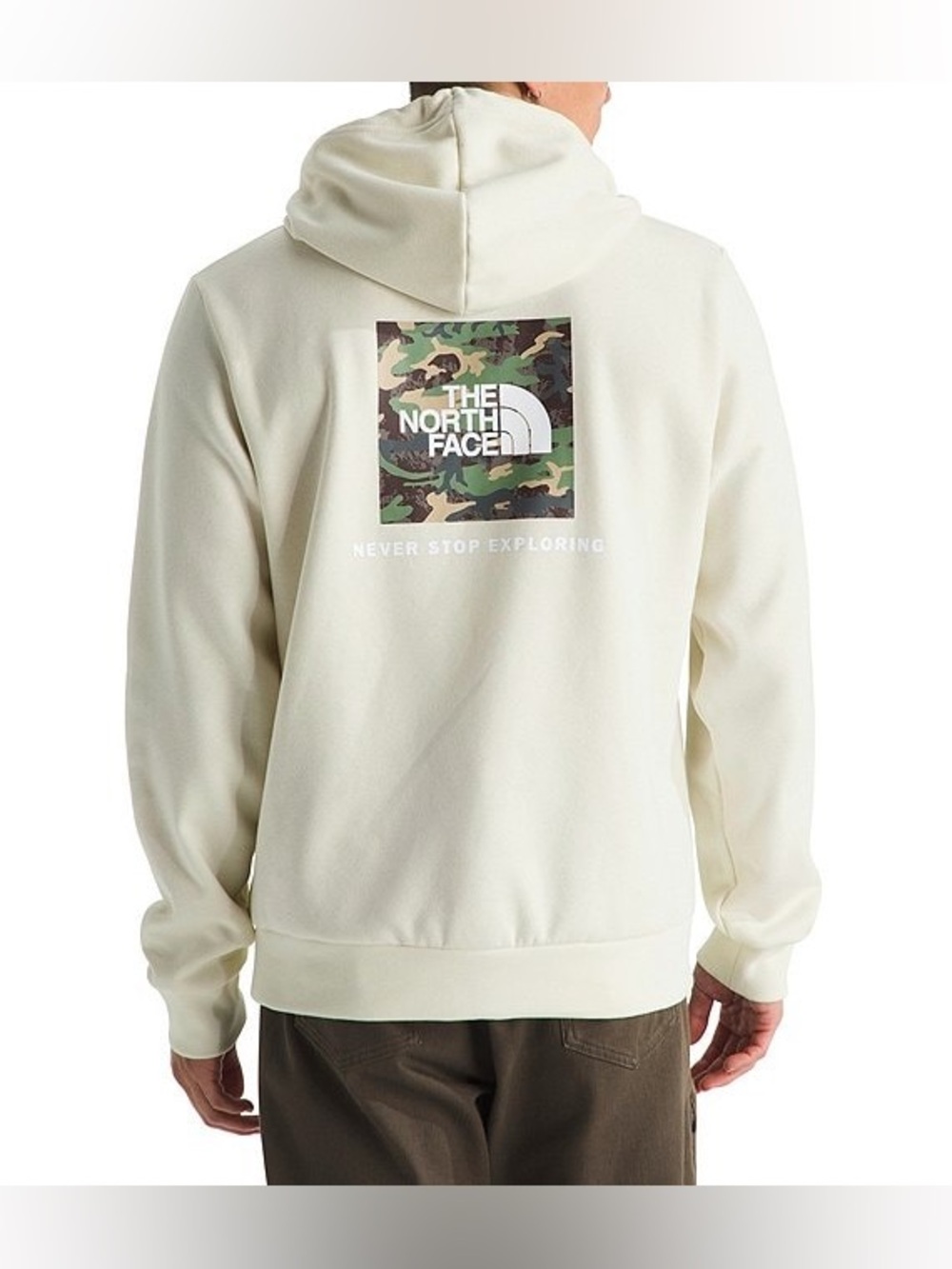 The North Face men’s Evo Box Camo Tan Hoodie